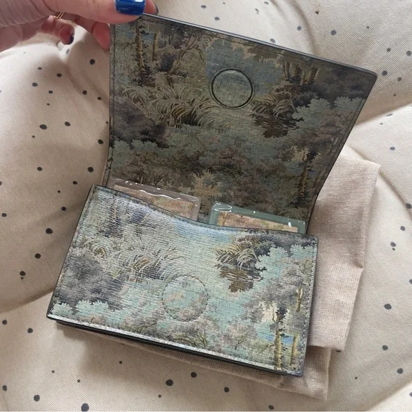 Gucci Supreme Ophidia Beige and Brown Playing Card Wallet Red and Green Stripe - Picture 5 of 13